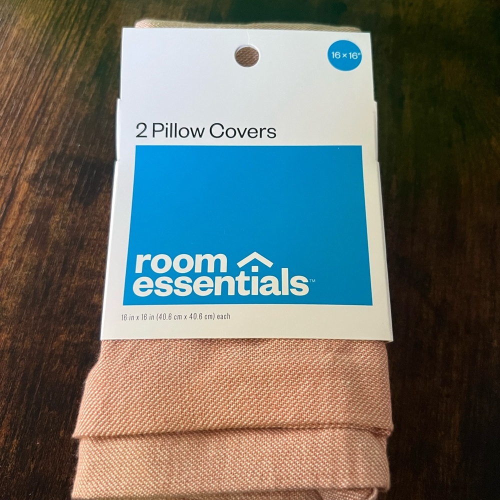 Room Essentials Tan Pillow Covers